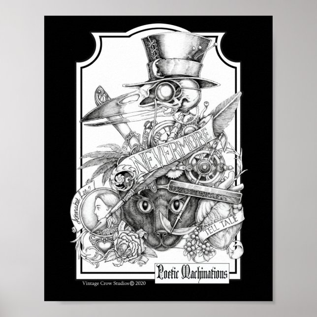 Poetiska maskiner poster (Framsidan)