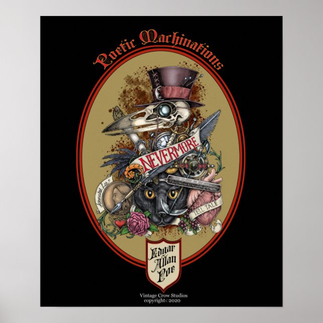 Poetiska maskiner poster (Framsidan)