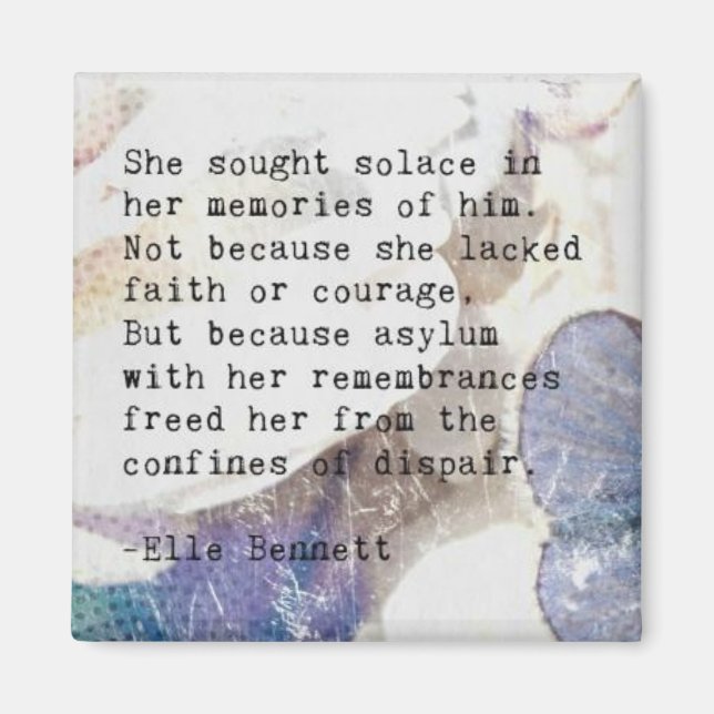 poetiska uttryck:Solace Magnet (Framsidan)