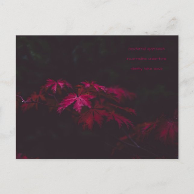 poetritkort vykort (Framsida)