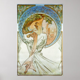 Poetry Allegory Art nouveau Poster