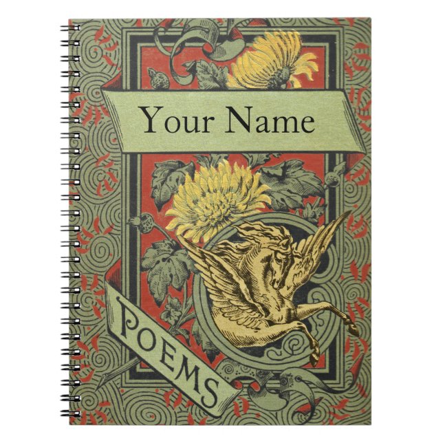 Poetry-anteckningsbok Anteckningsbok (Framsidan)