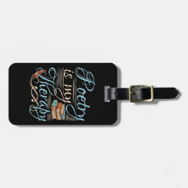 Poetry är skrivprogrammet för min Dikt för matrisp Bagagebricka