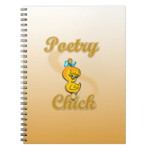 Poetry Chick Anteckningsbok Med Spiral