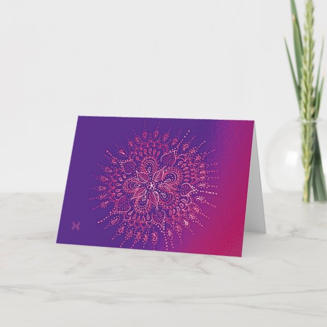 Poetry - Dawn Greeting Card Kort (Framsida)