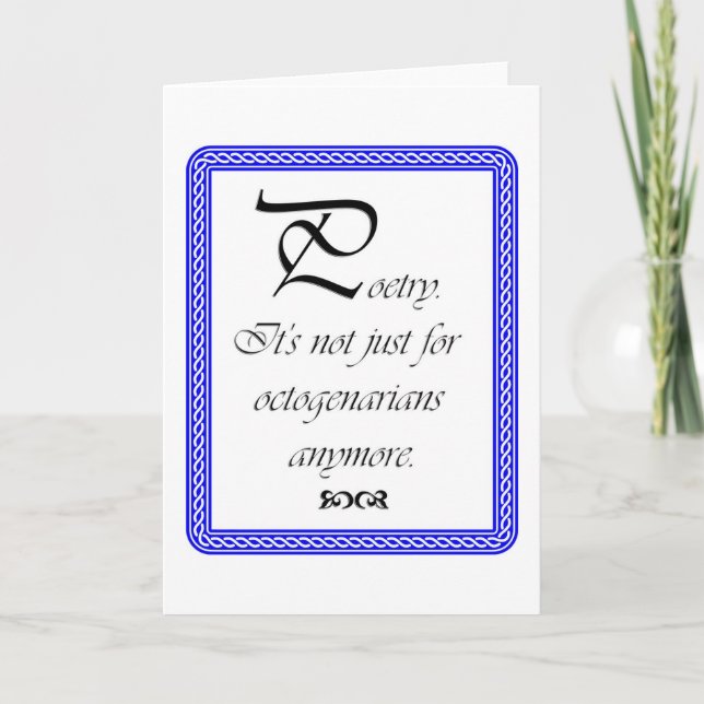 Poetry Kort (Framsida)