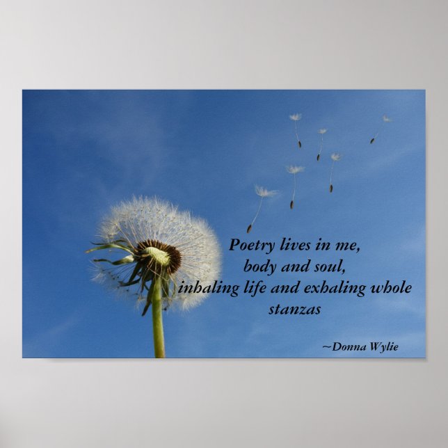 Poetry Lives in Me Poster (Framsidan)