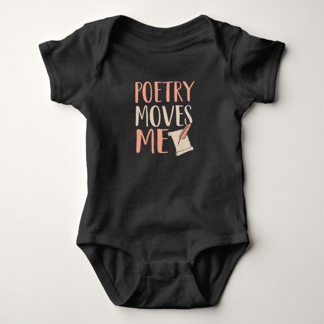 Poetry Moves ME T Shirt (Framsida)