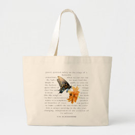 “Poetry Painted Softly”–Tote Bag by H.G. Alexandre Jumbo Tygkasse