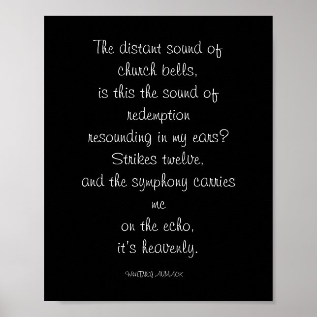 Poetry Poster (Framsidan)