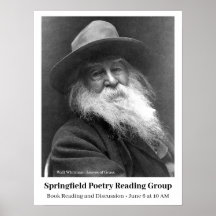 Poetry Reading Event Walt Whitman-årsdag