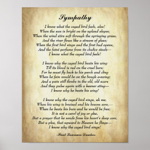 Poetry, sympati från Paul Laurence Dunbar Poster