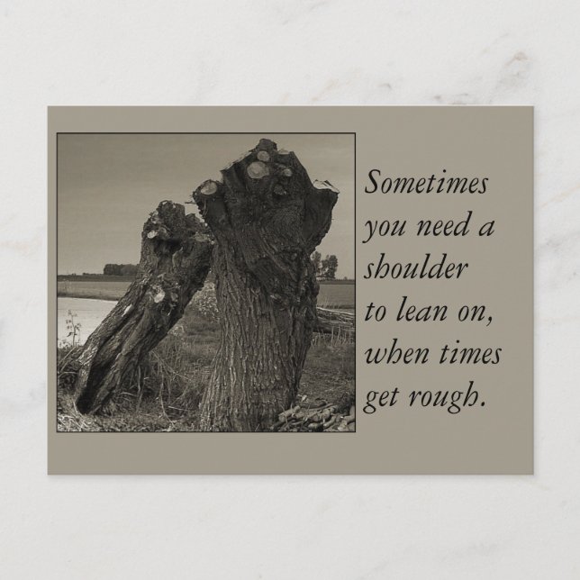 Poetry - Vänskap Vykort (Framsida)