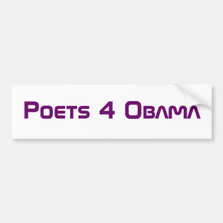 Poets 4 Obama Bildekal