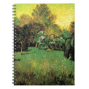 Poets Garden av Vincent van Gogh. Anteckningsbok