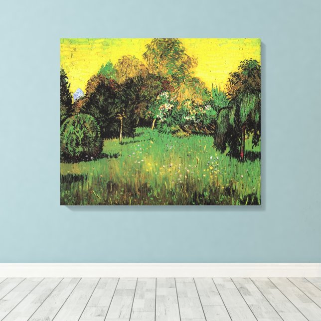 Poets Garden av Vincent van Gogh Canvastryck (Insitu (trägolv))