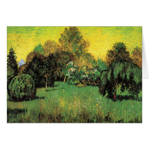 Poets Garden av Vincent van Gogh Hälsningskort