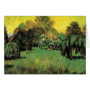 Poets Garden av Vincent van Gogh. Hälsningskort