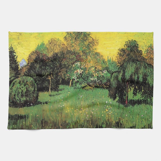 Poets Garden av Vincent van Gogh. Kökshandduk (Horisontell)