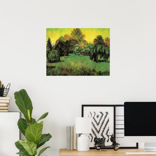 Poets Garden av Vincent van Gogh Poster (Hemmakontoret)
