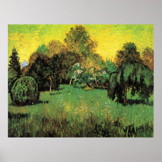 Poets Garden av Vincent van Gogh Poster