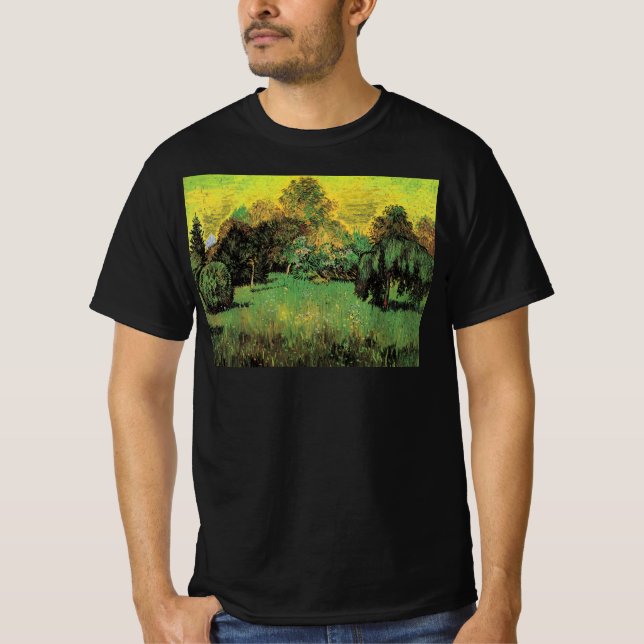 Poets Garden av Vincent van Gogh T-shirt (Framsida)