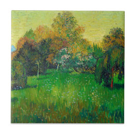 Poets Garden Vincent Van Gogh Ceramic Tile Kakelplatta