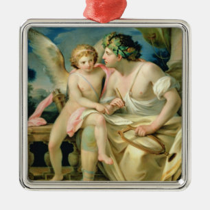 Poets inspiration, 1785 julgransprydnad metall