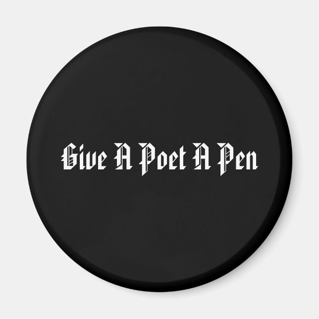 Poets penna Magnet (Framsidan)