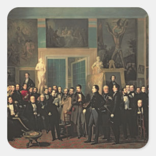 Poetteringen 1846 fyrkantigt klistermärke