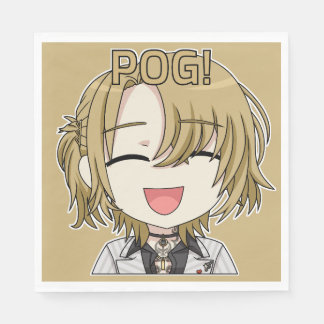 Pog! Chibi-servetter - Luca Kaneshiro Fanart Pappersservett