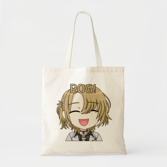 Pog! Chibi Tote Bag - Luca Kaneshiro Fanart Tygkasse (Framsidan)