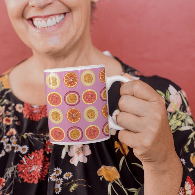 POG Hawaiian Tropisk Frukt Passion Orange Guava Kaffemugg (Skapare uppladdad)