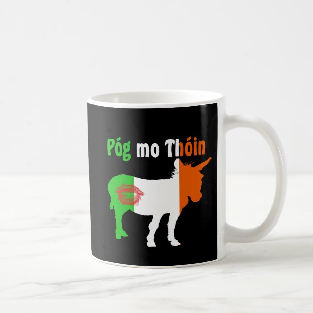Pog Mo Thoin - Irish Humor Kaffemugg (Höger)