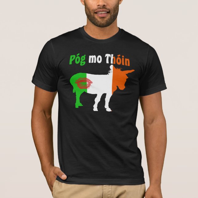 Pog Mo Thoin - Irish Humor T-shirt (Framsida)