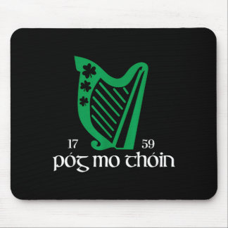 Póg Mo Thóin Irland Roligt Lucky Irländska Gröna S Musmatta