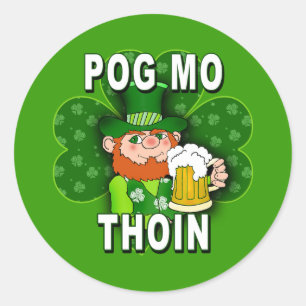 POG MO THOIN Tshirts and Products Runt Klistermärke