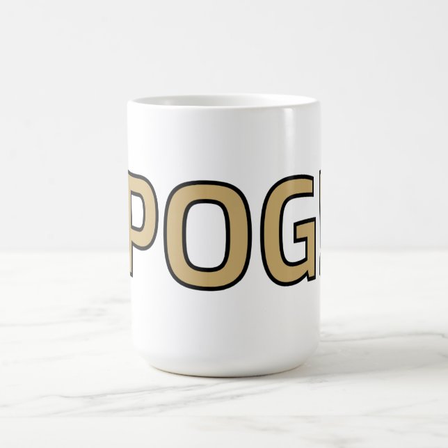 Pog! Text Mug - Luca Kaneshiro Fanart Kaffemugg (Center)