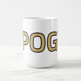 Pog! Text Mug - Luca Kaneshiro Fankonst Kaffemugg