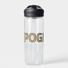 Pog! Text Water Bottle - Luca Kaneshiro Fanart