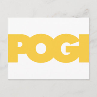 Pogi - Gult Vykort