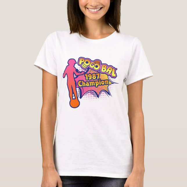 Pogo Bal 1987 Champion T Shirt (Framsida)