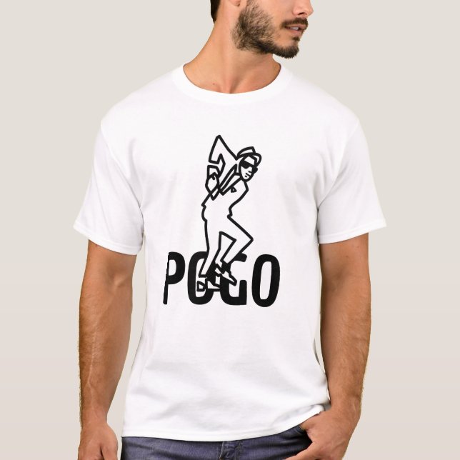 pogo ska musikdans t shirt (Framsida)
