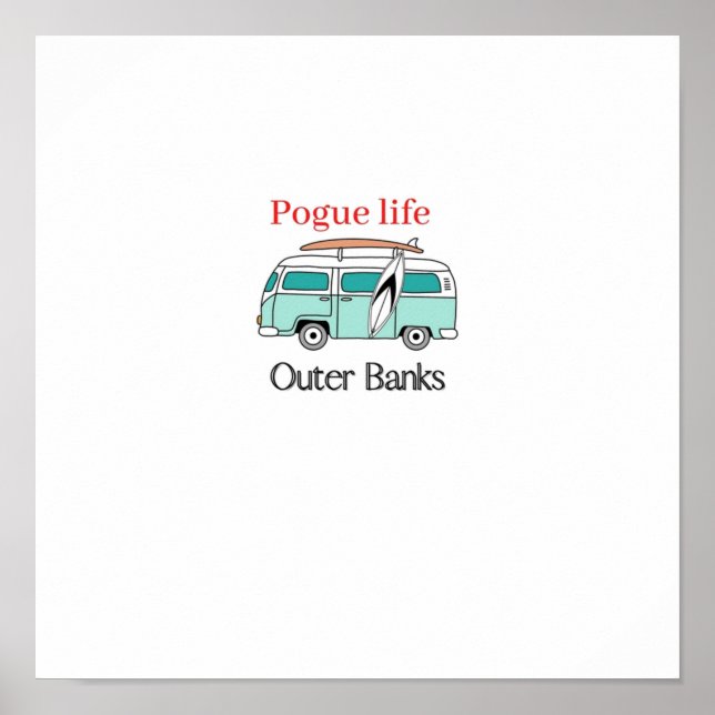 Pogue Life Outer Banker Poster (Framsidan)