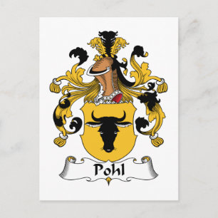 Pohl Family Crest Vykort