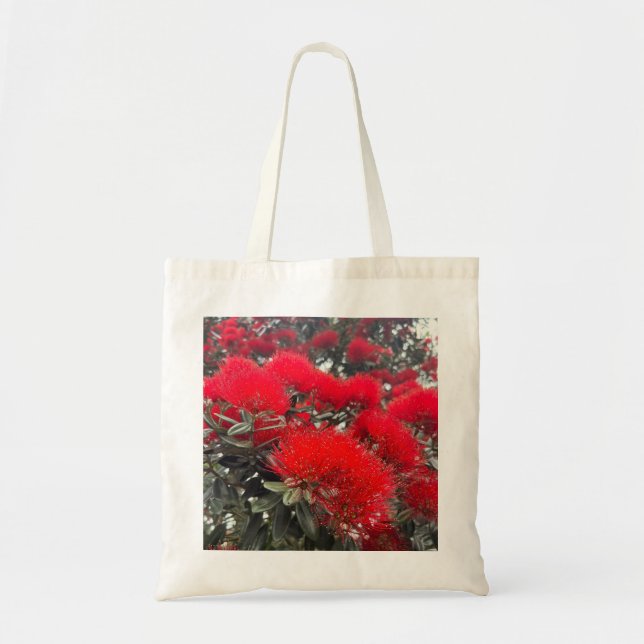 Pohutukawa-handväska 2 tygkasse (Framsidan)