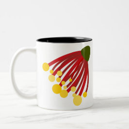 Pohutukawa Jul Flower Två-Tonad Mugg