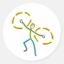 Poi Spinnande Stickman