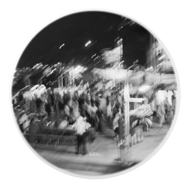 Poignée de porte noir et blanc photo abstraite knopp (Framsidan)