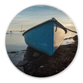 Poignée de porte, photo d'une barque knopp